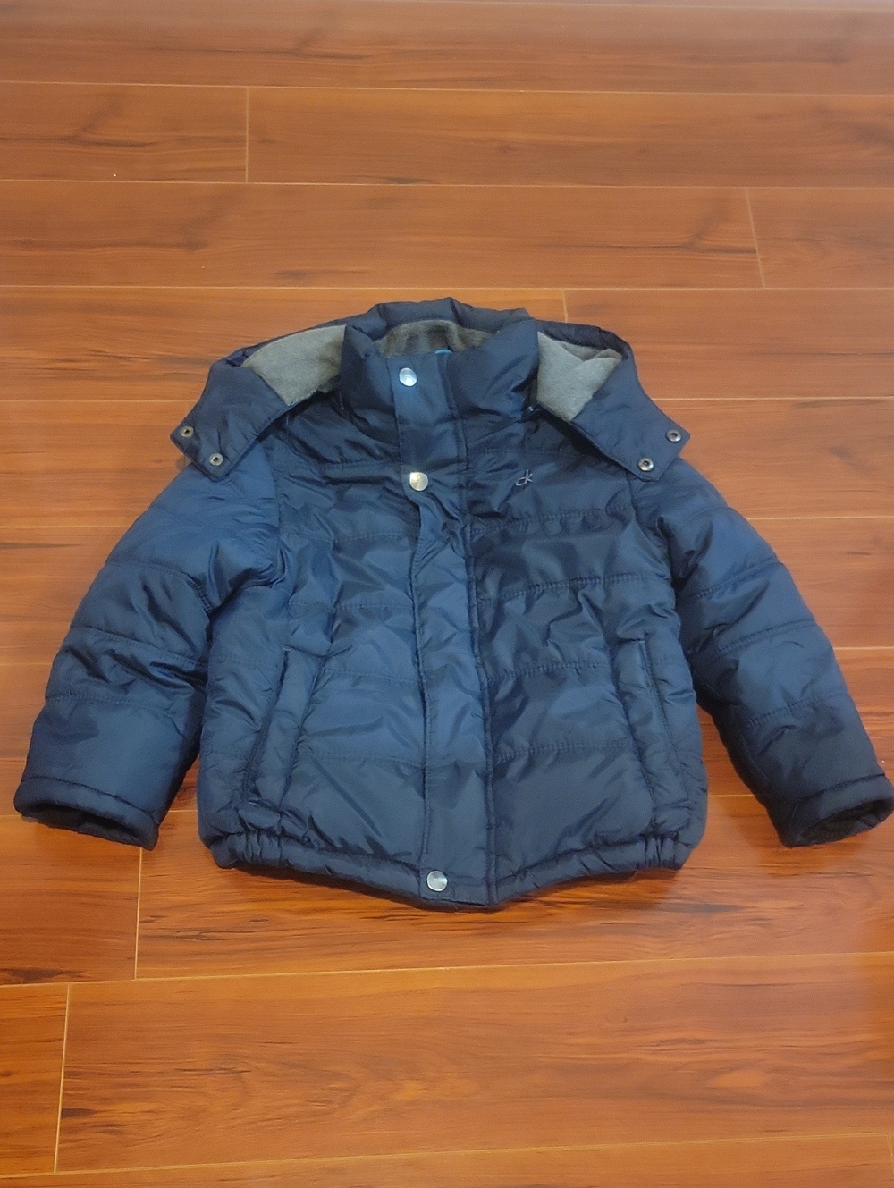 CALVIN KLEIN JEANS Kids Navy Puffer Jacket Size M (4)